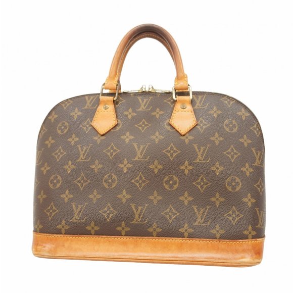 Louis Vuitton Monogram Alma Handbag M51130 Brown Women's - Picture 1 of 12